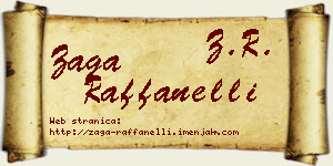 Zaga Raffanelli vizit kartica
